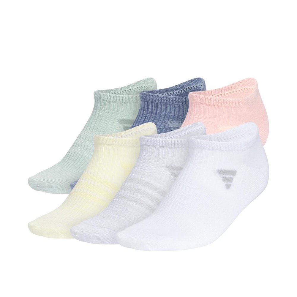 Adidas Women's Superlite 3.0 No Show Athletic Socks Low Multicolor 6 Pairs)